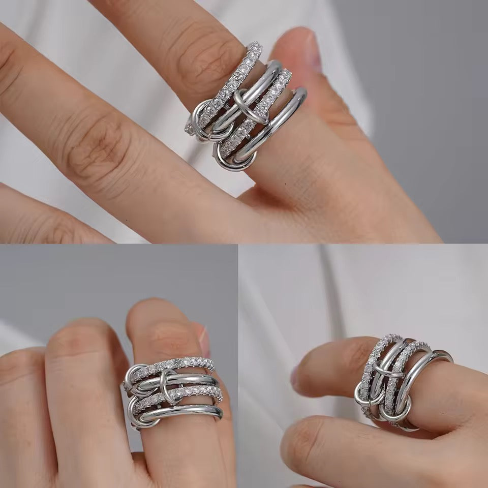 Vergoldete Ringe
