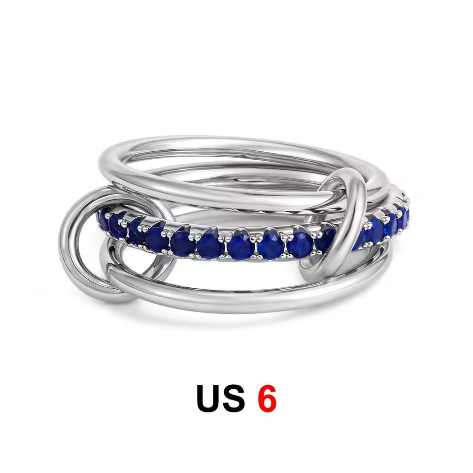 Vergoldete Ringe