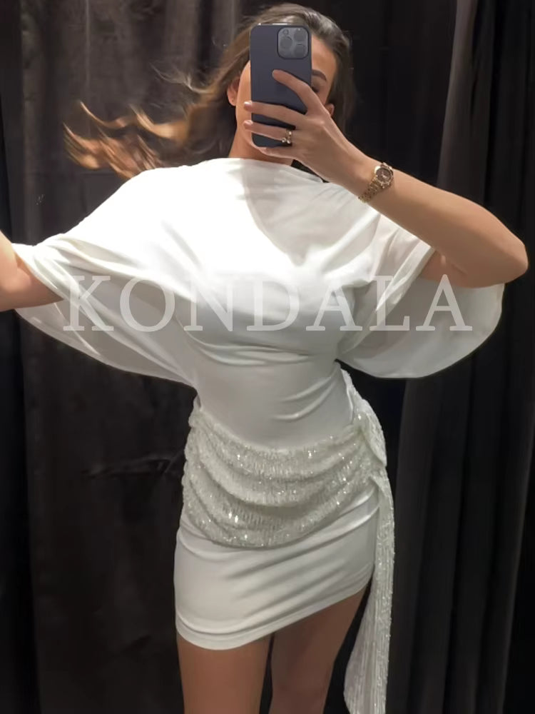 Pailletten Minikleid