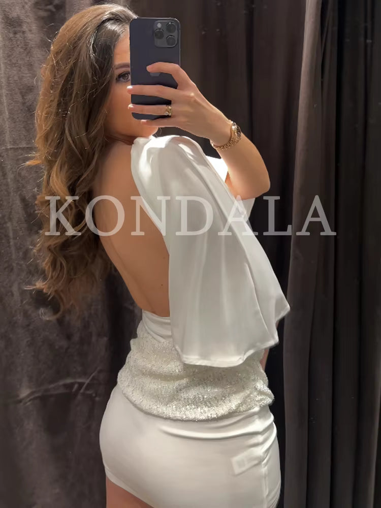 Pailletten Minikleid